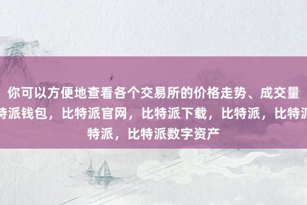 你可以方便地查看各个交易所的价格走势、成交量等数据比特派钱包，比特派官网，比特派下载，比特派，比特派数字资产