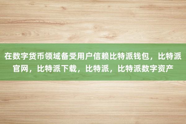 在数字货币领域备受用户信赖比特派钱包，比特派官网，比特派下载，比特派，比特派数字资产