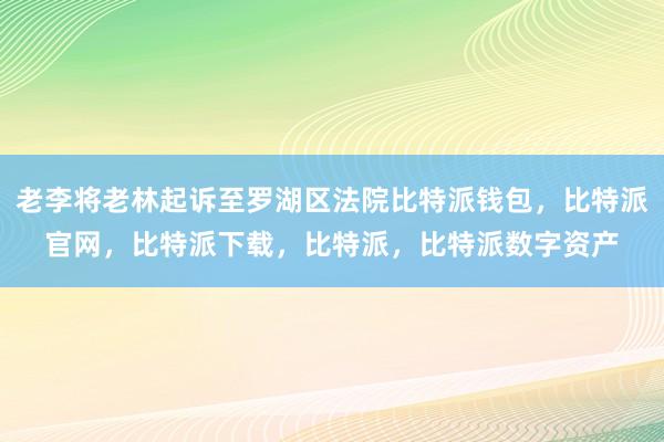 老李将老林起诉至罗湖区法院比特派钱包，比特派官网，比特派下载，比特派，比特派数字资产