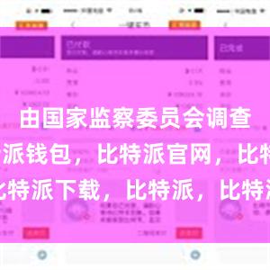 由国家监察委员会调查终结比特派钱包，比特派官网，比特派下载，比特派，比特派数字资产